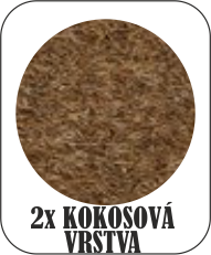2x KOKOSOVÁ VRSTVA